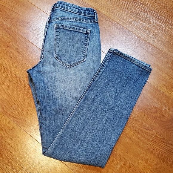 2/$20 Old Navy Blue Straight Leg Jeans - Picture 2 of 4